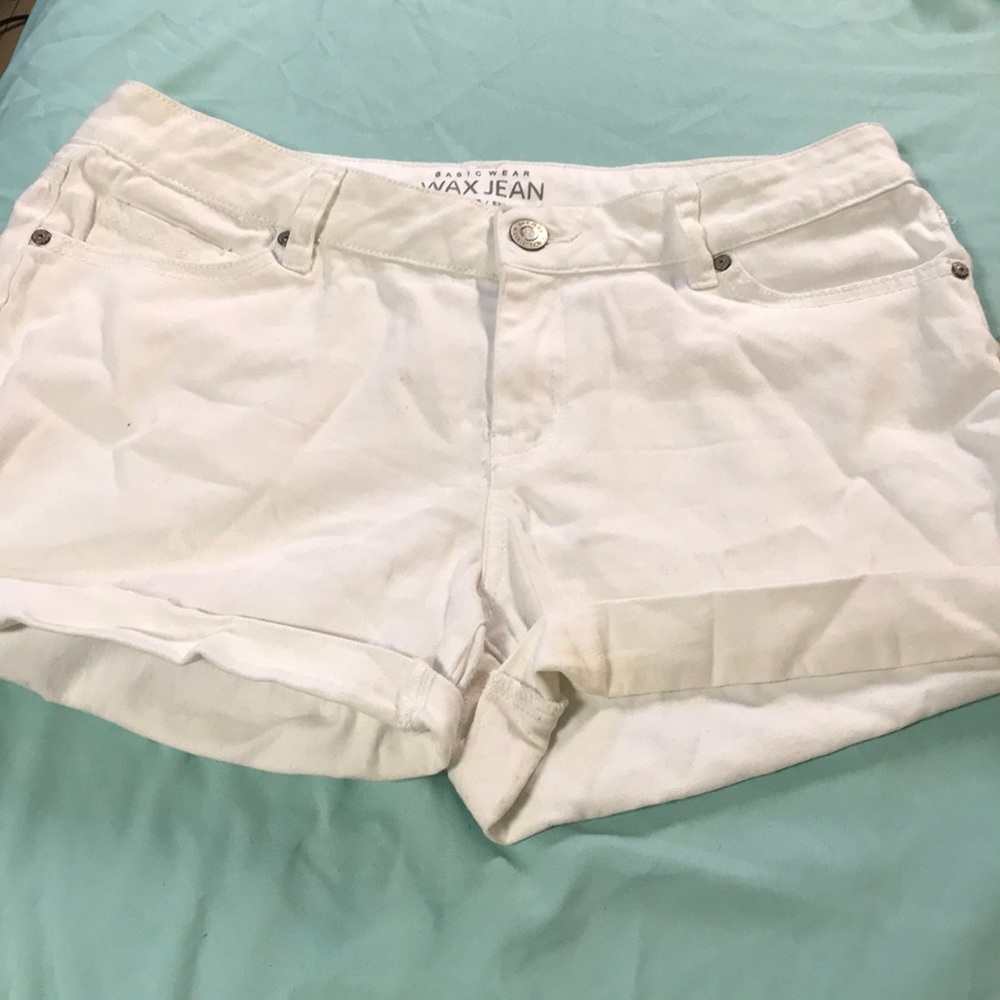 White shorts
